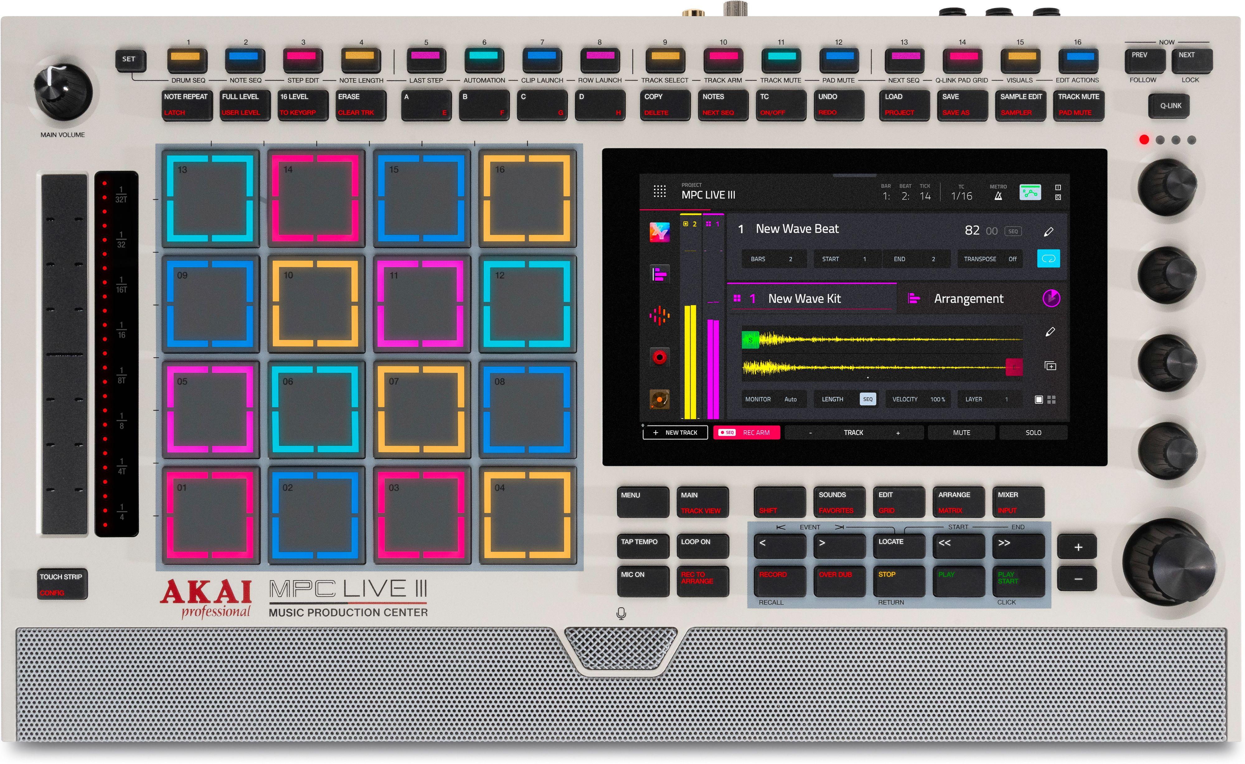 Akai MPC Live III Retro Edition Live Performance Sampler & Music